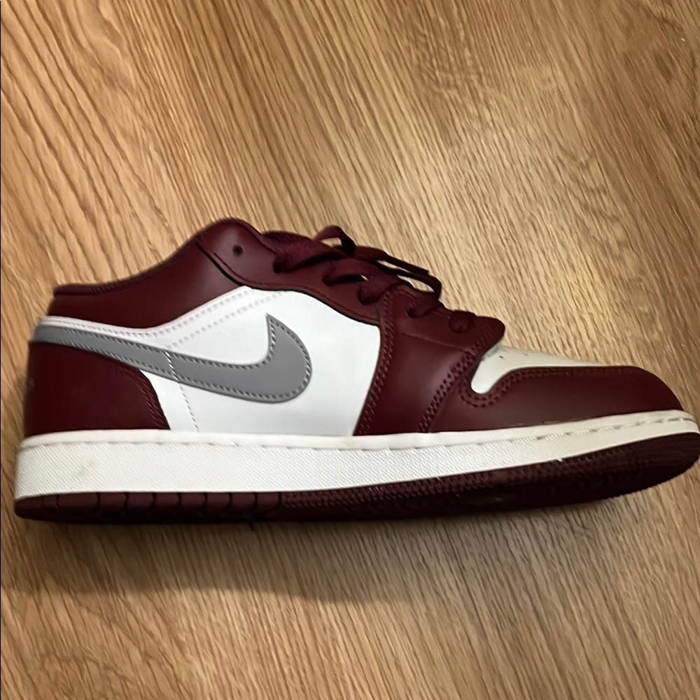 Nike Maroon and White Sneakers